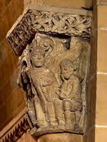 ÁNGEL Y FIGURA PENSATIVA
